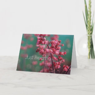 Just Breathe Quote Card