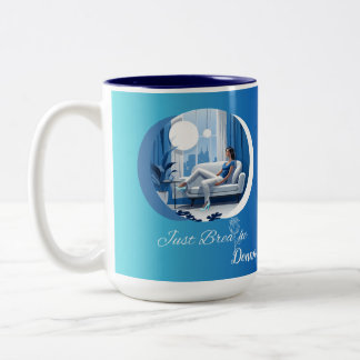 Just Breathe Self care mug