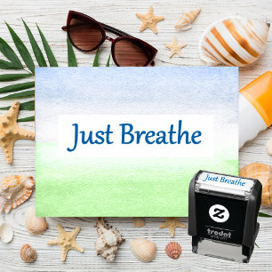 Just Breathe Self-inking Stamp