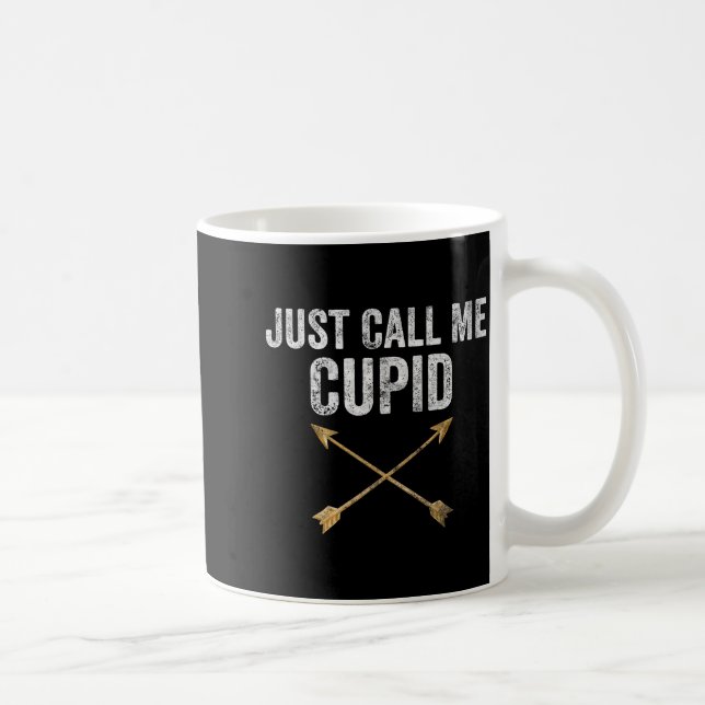 Just Call Me Cud Shirt Retro Arrow Valentine Day  Coffee Mug (Right)