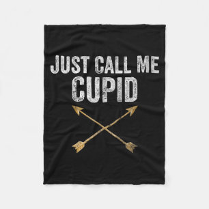 Just Call Me Cud Shirt Retro Arrow Valentine Day Fleece Blanket