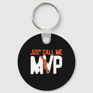 Just Call Me MVP  Basketball Player Key Ring
