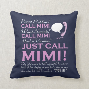 Just Call MIMI! Cushion