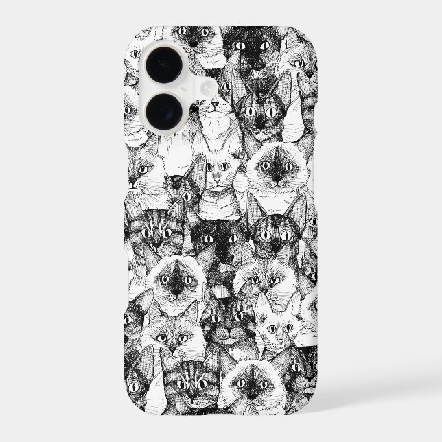 just cats black white (Back)