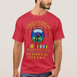 Just Cause 1722d Combat Control Squadron w Svc Rib T-Shirt