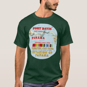 Just Cause Ft Davis CZ w Map w Svc Ribbons T-Shirt
