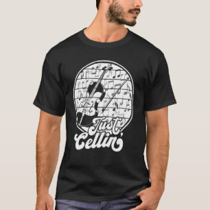 Just Cellin Retro Cello  Cellist Musician Orchestr T-Shirt