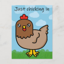 Just chicking in postcrossing