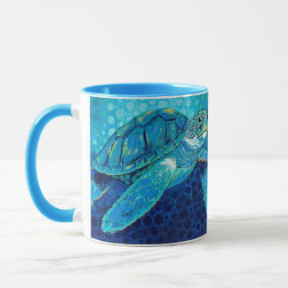 Just Chilliin' Blue Turtle Mug