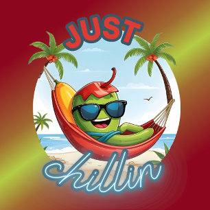 Just Chillin Chilli Hammock Beach T-Shirt