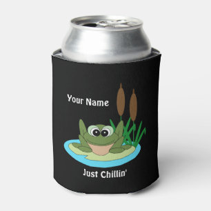 Just Chillin Frog Can Cooler