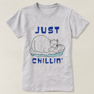 Just Chillin' Polar Bear T-Shirt