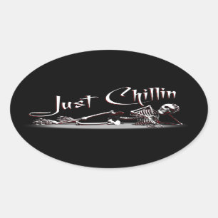 Just Chillin Stickers