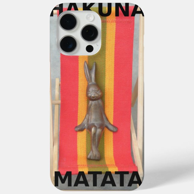 Just Chilling Hakuna Matata summer time Case-Mate iPhone Case (Back)