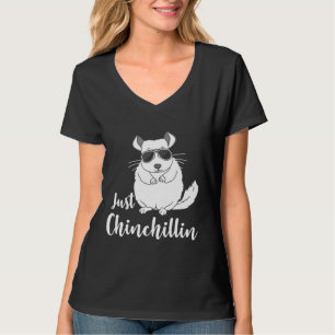 Just Chinchillin Chinchilla Animal Lover Szd1i T-Shirt