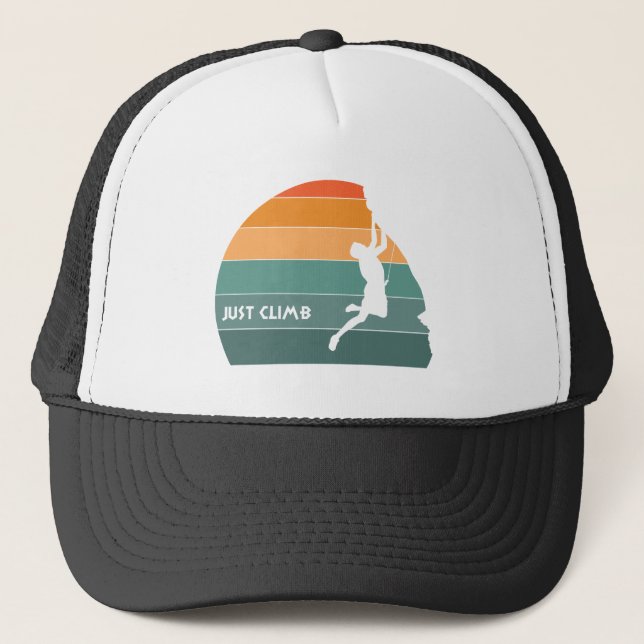 Just Climb Trucker Hat (Front)