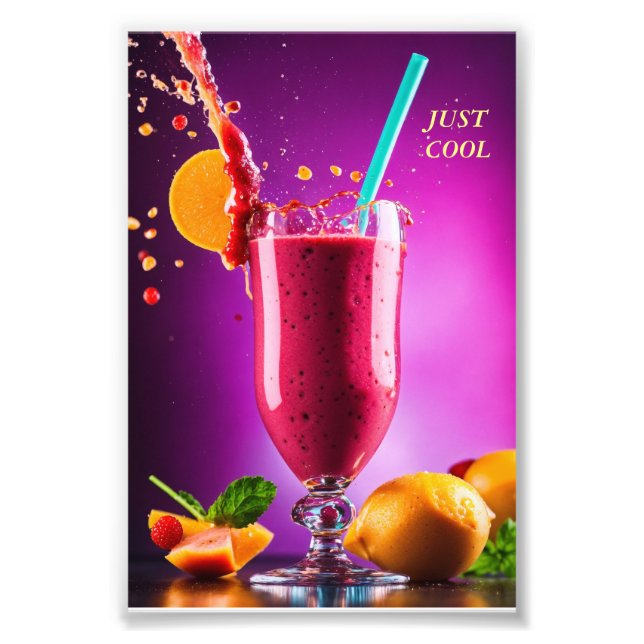 JUST COOL WITH JUICER PHOTO PRINT (Front)