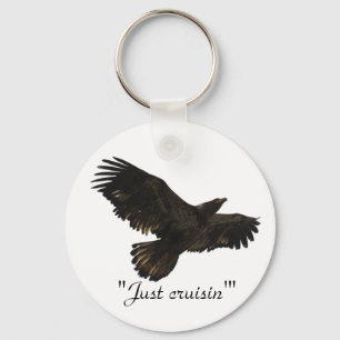 "Just cruisin' Eagle Spirit" Key-chain Key Ring