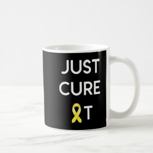 JUST CURE IT Childhood Cancer Awareness Coffee Mug