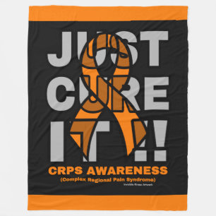 JUST CURE IT...CRPS FLEECE BLANKET
