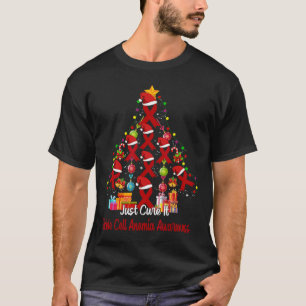 Just Cure It Sickle Cell Anaemia Awareness Tree Ri T-Shirt