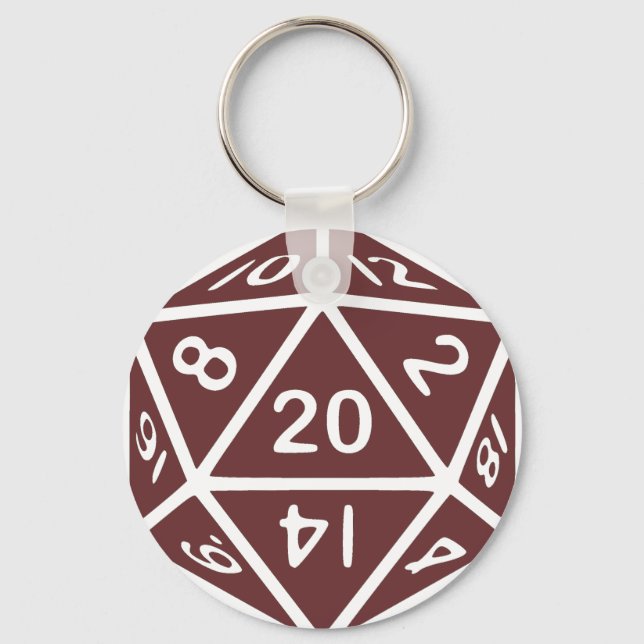 Just D20 Key Ring (Front)