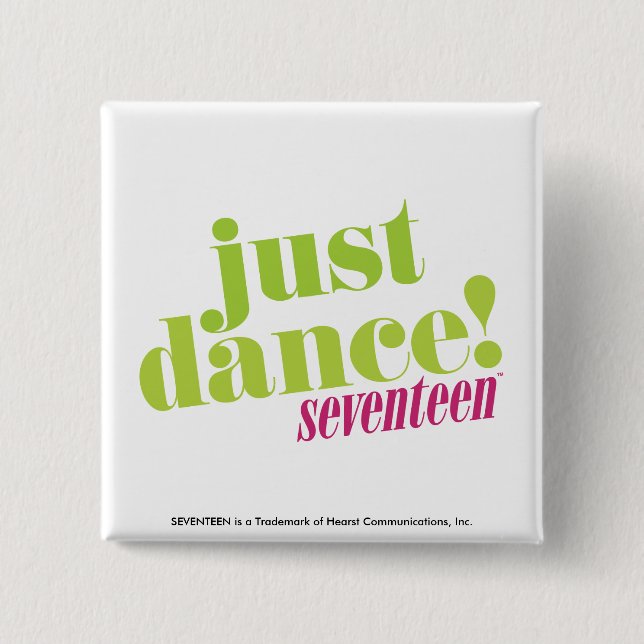 Just Dance - Green 15 Cm Square Badge (Front)