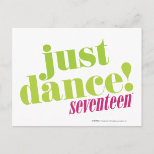 Just Dance - Green Postcard