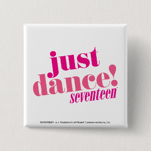 Just Dance - Pink 15 Cm Square Badge