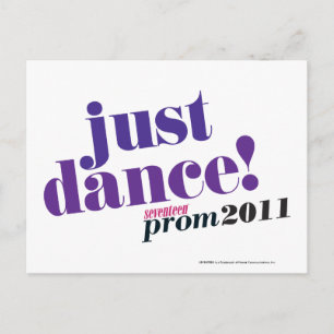 Just Dance - Purple Postcard