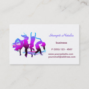 Just dancing business card