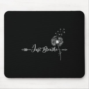 Just Dandelion Tattoo Arrow Breathing Dandelion Fl Mouse Mat