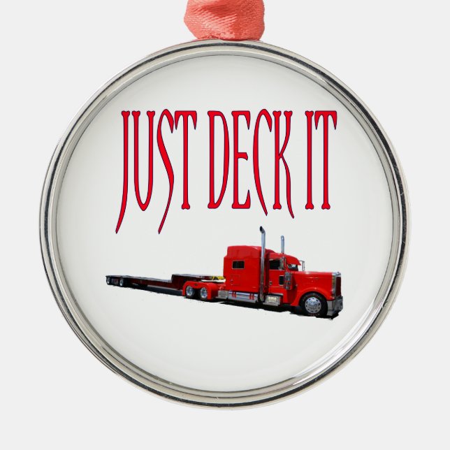Just Deck It Metal Tree Decoration (Front)