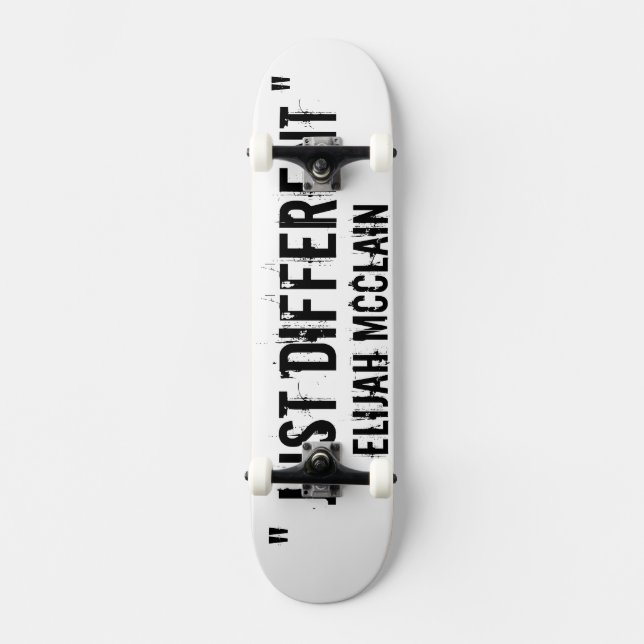 JUST DIFFERENT  ELIJAH MCCLAIN Skateboard (Front)