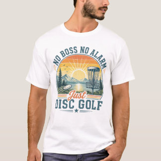 Just Disc Golf Retro Sunset T-Shirt
