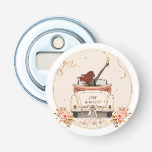 Just Divorced Bloom Floral Elegant Bottle Opener