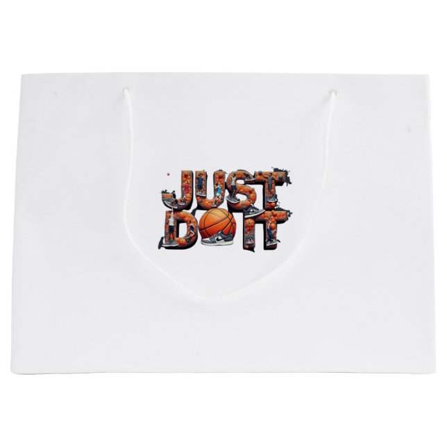 Just Do it . Motivational shopping bag  (Front)