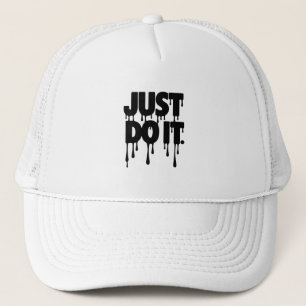 Just Do It! Tee Retro Bold Lettering Trucker Hat