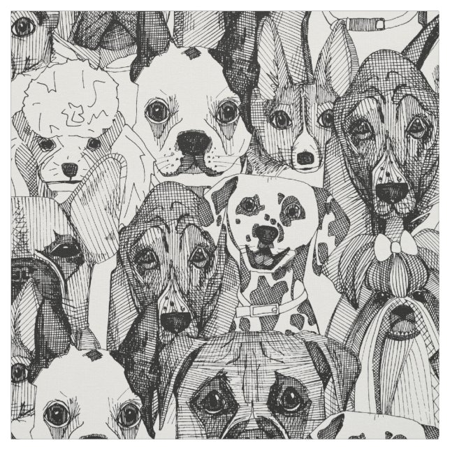 just dogs fabric (Swatch)