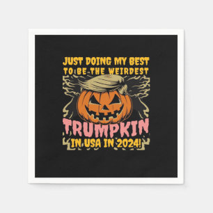 Just Doing My  To  Weirdest Trumpkin Usa Classic Napkin