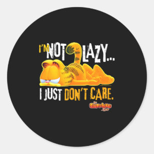 Just Don't Care  Classic Round Sticker
