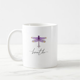 Just Dragonfly Tattoodesign Dandelion Breathe Medi Coffee Mug