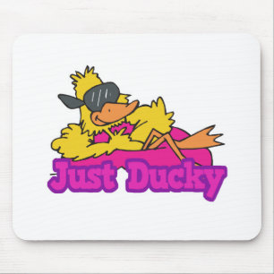 Just Duckie Duck on Raft Mouse Mat