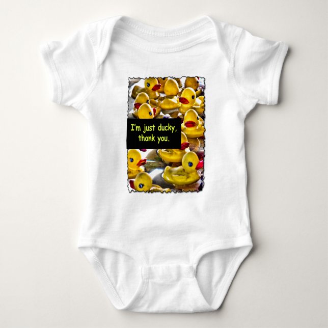 Just Ducky Baby Bodysuit (Front)