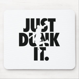 Just Dunk It Sketll Silhouette Mouse Mat