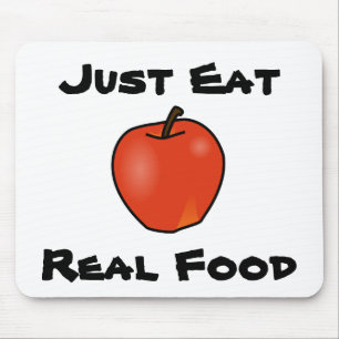 Just Eat Real Food Mouse Mat