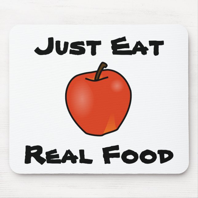 Just Eat Real Food Mouse Mat (Front)