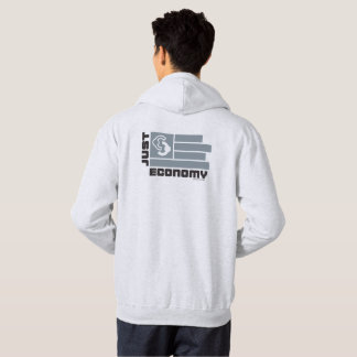 Just Economy Hoodie with double sided - grey