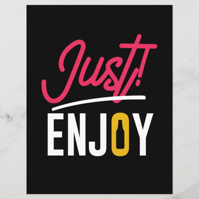 Just Enjoy With Beer (Front)