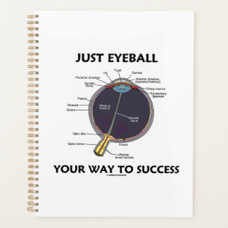 Just Eyeball Your Way To Success Eye Anatomy Humou Planner